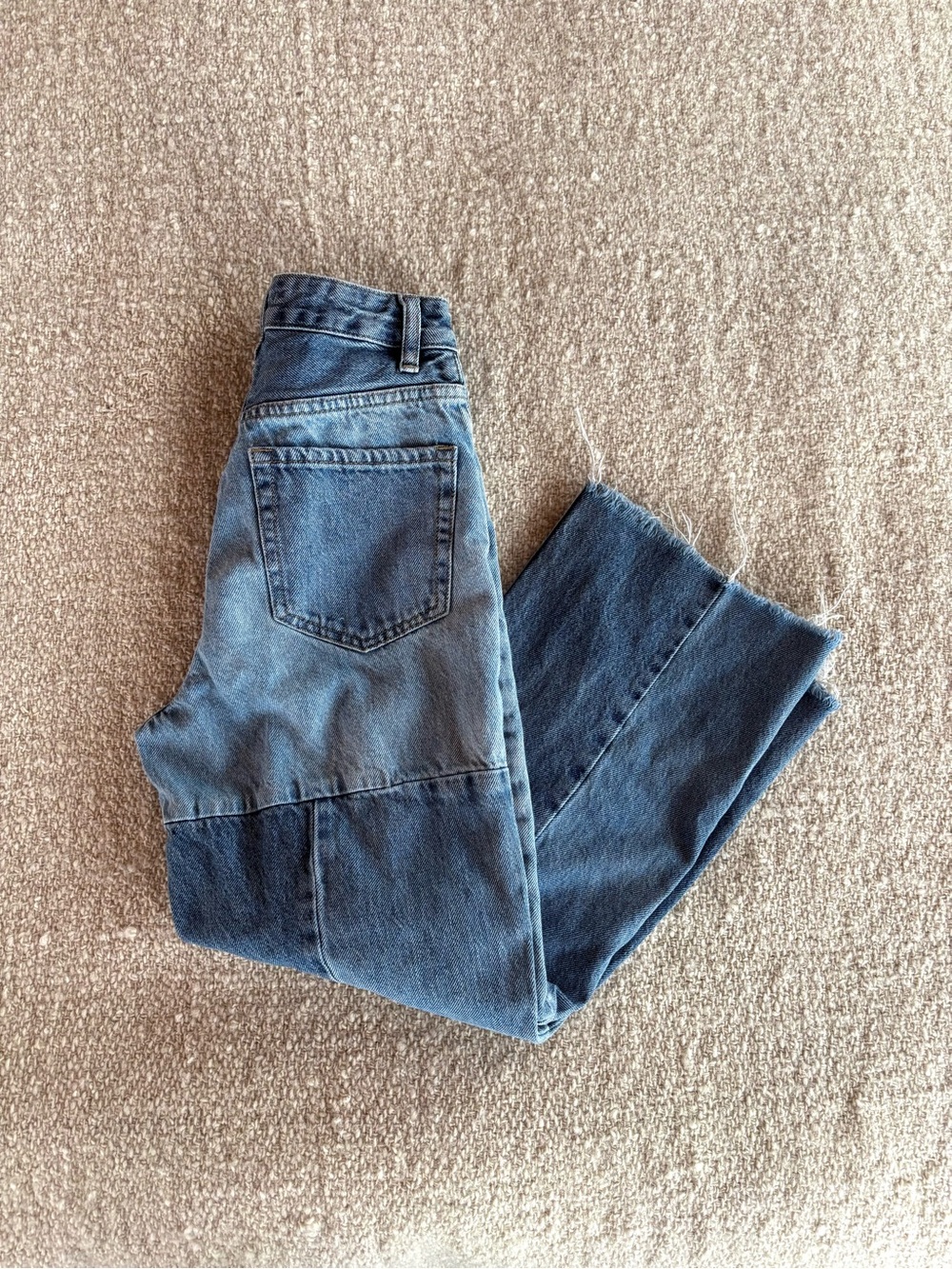 Patchwork Boyfriend Jeans